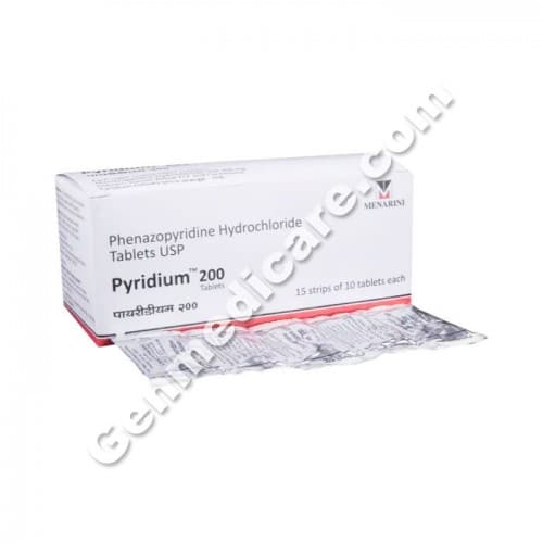 â?Buy Pyridium 200 mg Tablet (Phenazopyridine)
