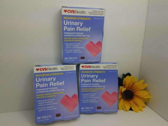 CVS Health Maximum Strength Urinary Pain Relief 24x3 Tablets Exp 2021 ...