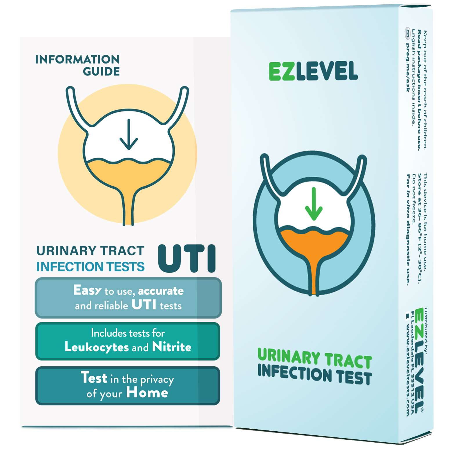 EZ Level 5 Urinary Tract Infection UTI Test Strips (5 Pack ...