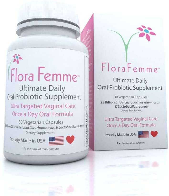 FloraFemme Ultimate Daily Oral Probiotic Supplement