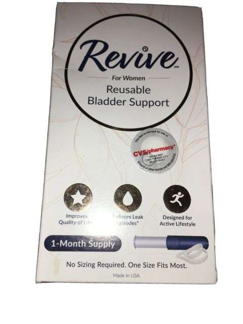 Revive Reusable Bladder Control Support for Women, 1 Month Supply, One ...