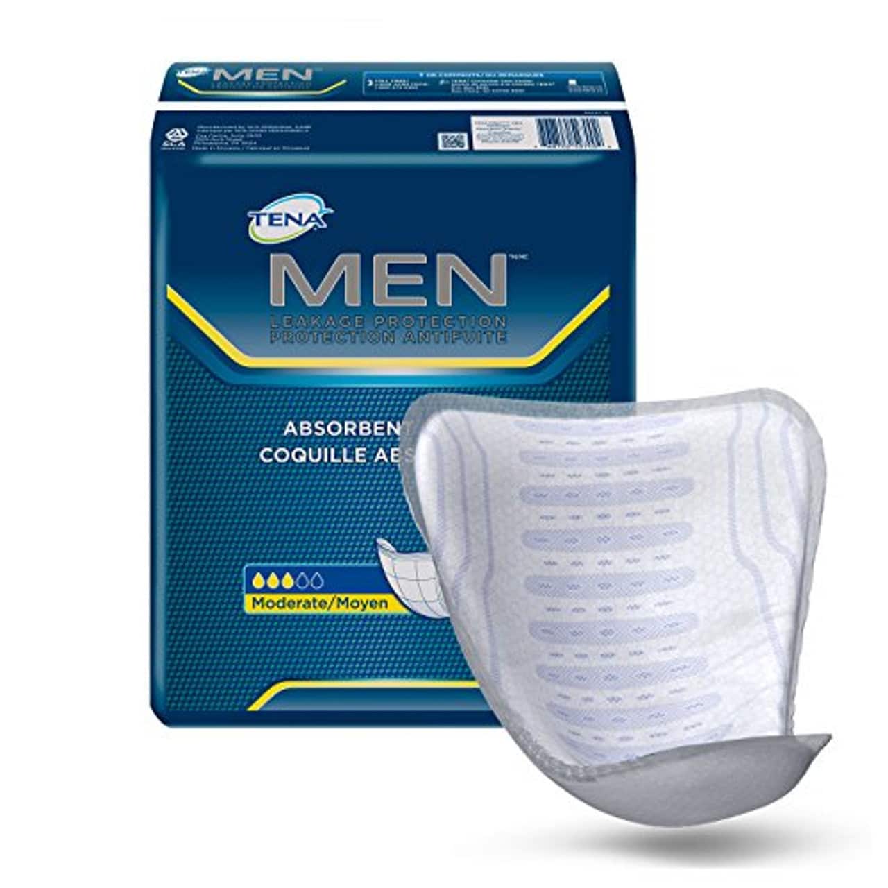 Tena Incontinence Guards for Men, Moderate Absorbency, 144 Count