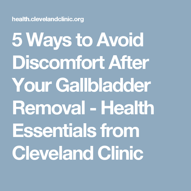What to Eat After You Have Your Gallbladder Removed